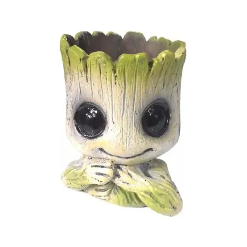 GENERICO - Macetero Cerámica Diseño Baby Groot 12 cm