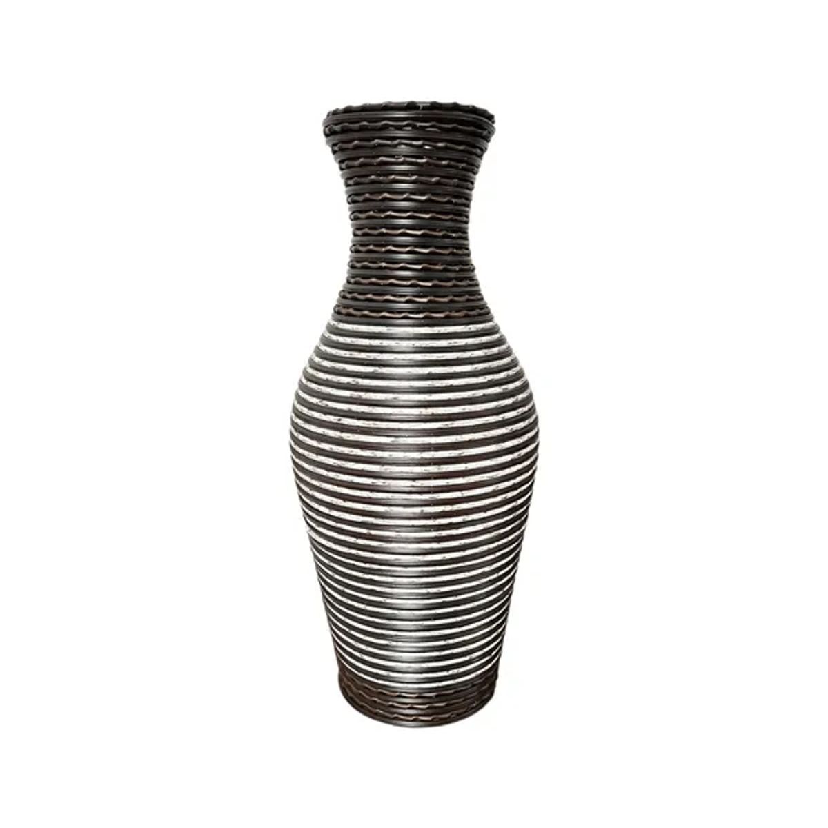 GENERICO - Florero Jarrón Decorativo Tejido Moderno 40 cm M3