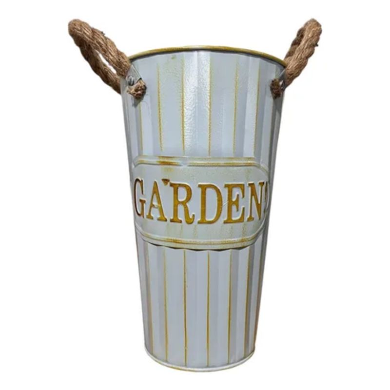 GENERICO - Florero Macetero Jarrón Decorativo Vintage Garden