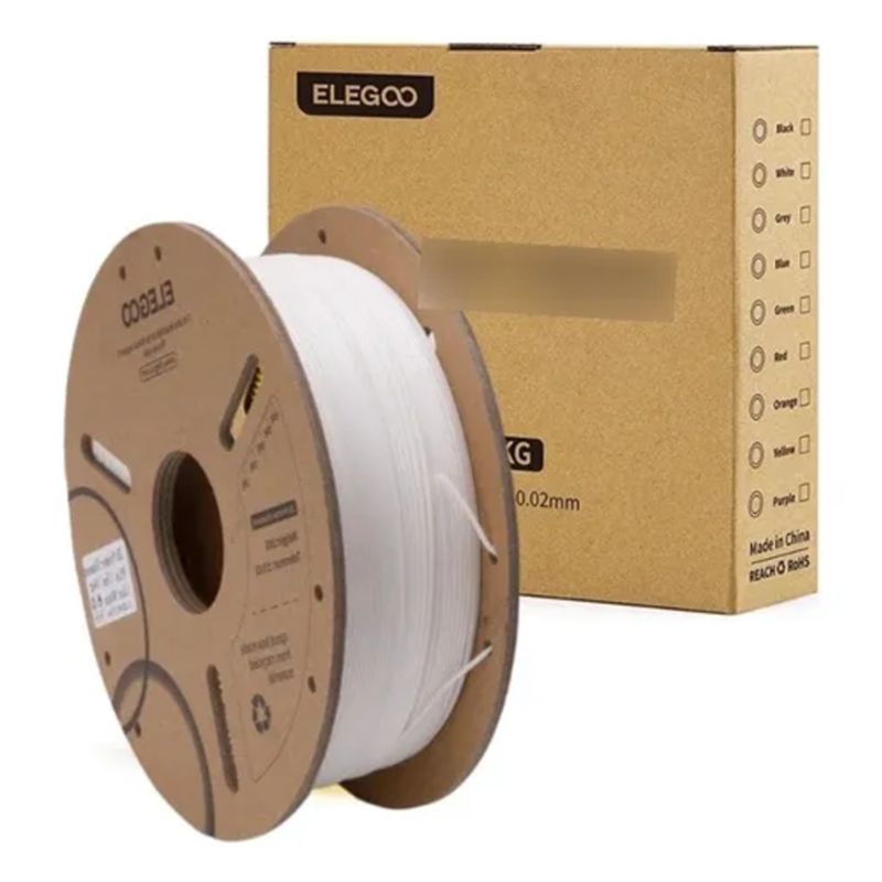 GENERICO - Filamento PLA Elegoo 1 kg 175 mm Blanco