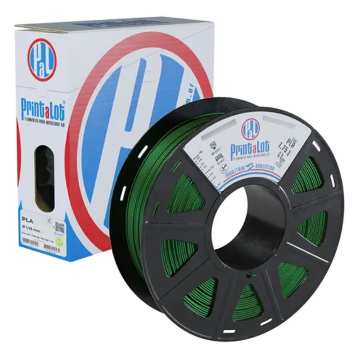 GENERICO - Filamento PLA 175 mm Printalot 1 kg Color Kriptonita