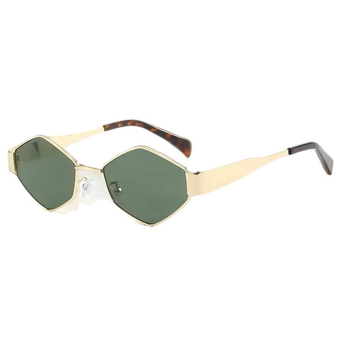 GENERICO - Lentes de sol retro hexagonales metalicos