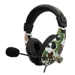 ULTRA - Audifonos Gamer Army 35mm Camuflaje Verde
