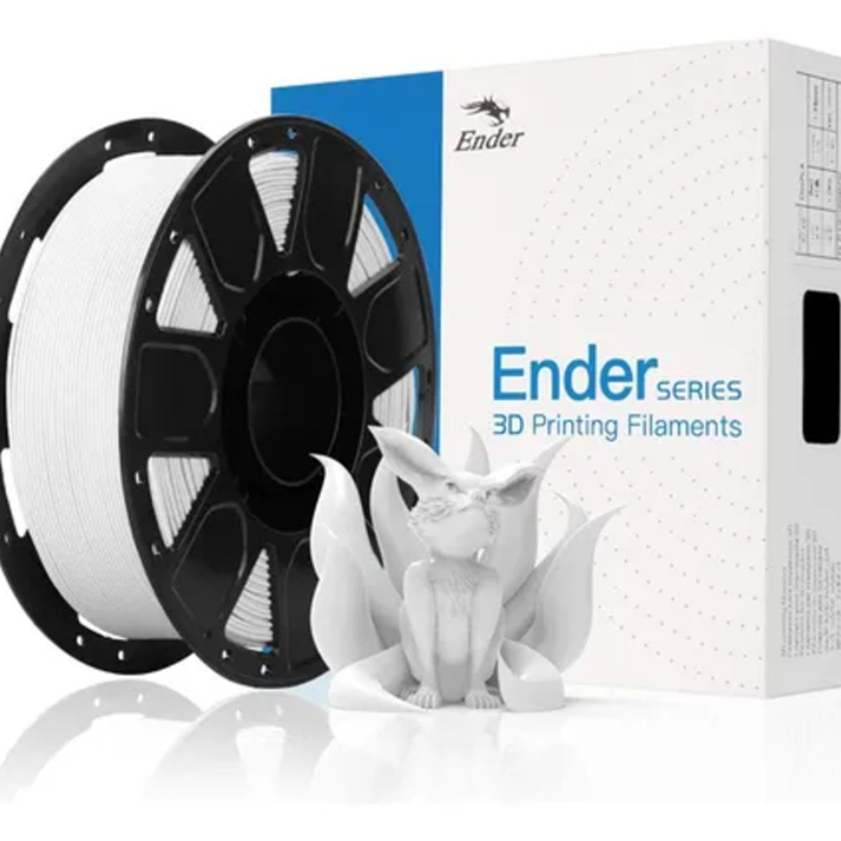 GENERICO - Pack 2 Filamentos PLA Ender 1 kg 175 mm Blanco