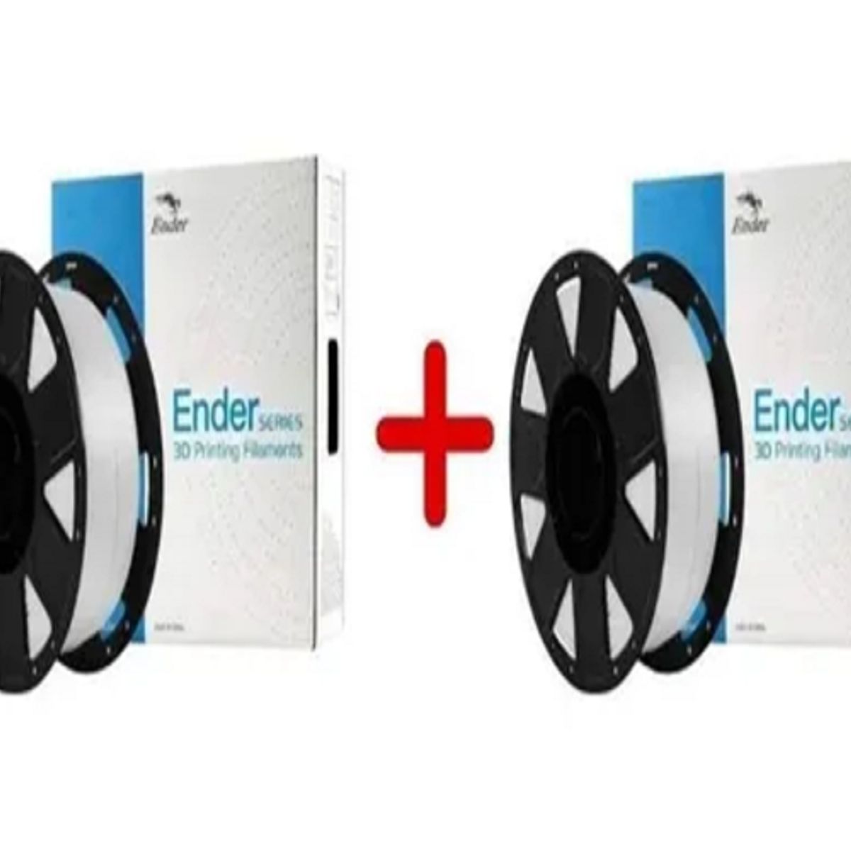 GENERICO - Pack 2 Filamentos PLA Ender 1 kg 175 mm Blanco