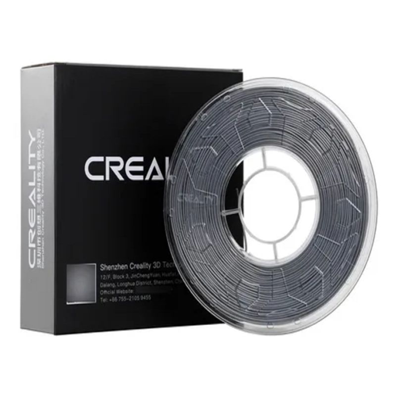 GENERICO - Filamento PLA Creality Gris Plata 1 kg 175 mm