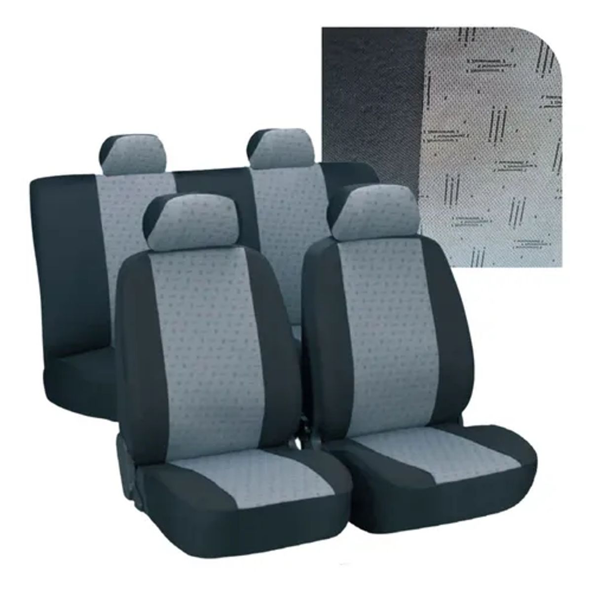 GENERICO - Cubreasientos Auto Tela Completa Universal Carlife