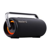 Parlante Bluetooth Master-G Sound Box Plus 5.25in TWS 21W Negro