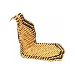 GENERICO - Pack 2 Respaldo Asiento Bolas Madera Bambú para Silla Karvas