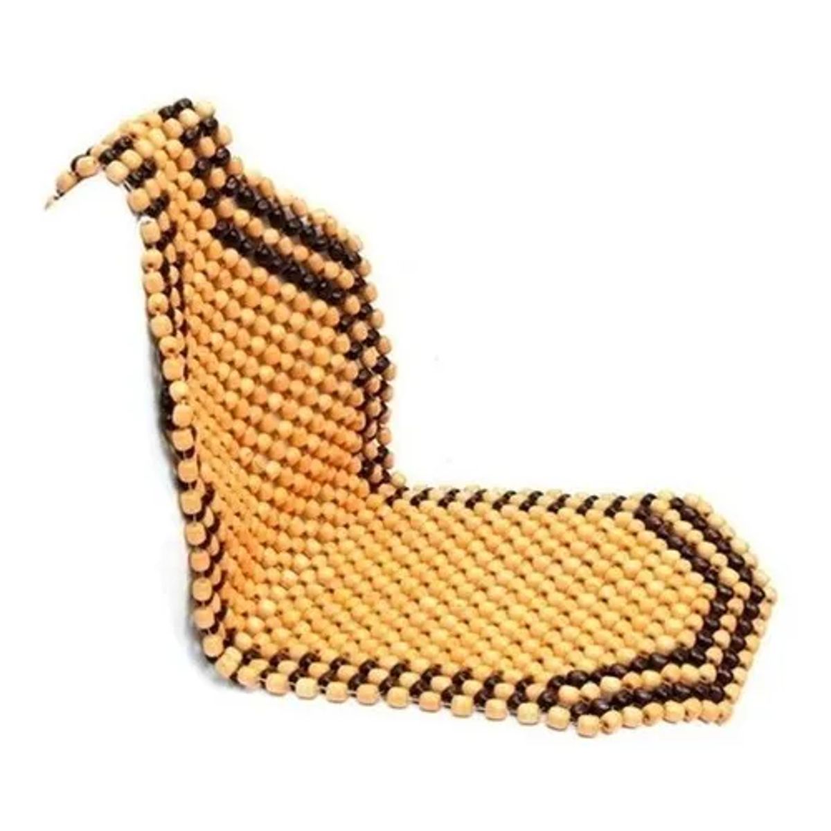 GENERICO - Cubre Asiento Respaldo Bolas Madera Bambú Verano