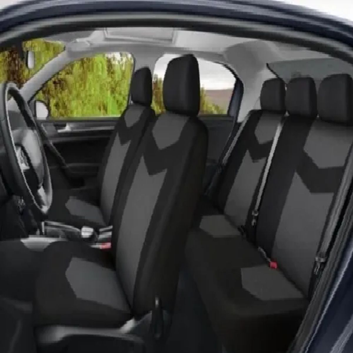 Forros Protectores Gris y Negro Hyundai Terracan, marca GENERICO - Foto Principal
