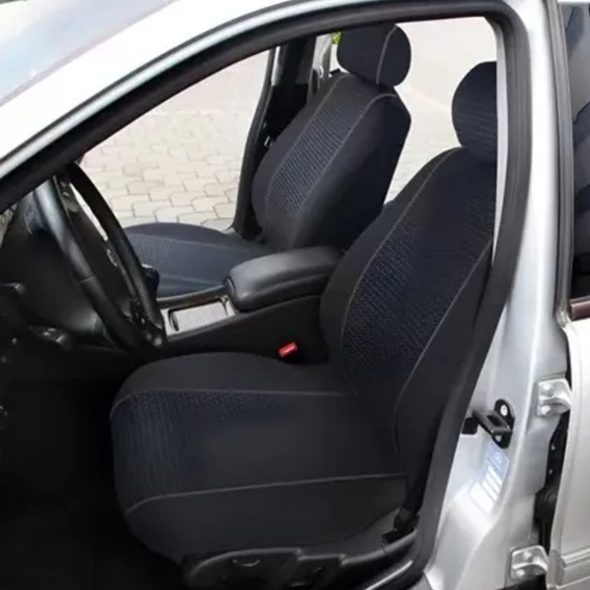 GENERICO - Pack 2 Fundas Cubre Asiento Delantero 3 Piezas KMT