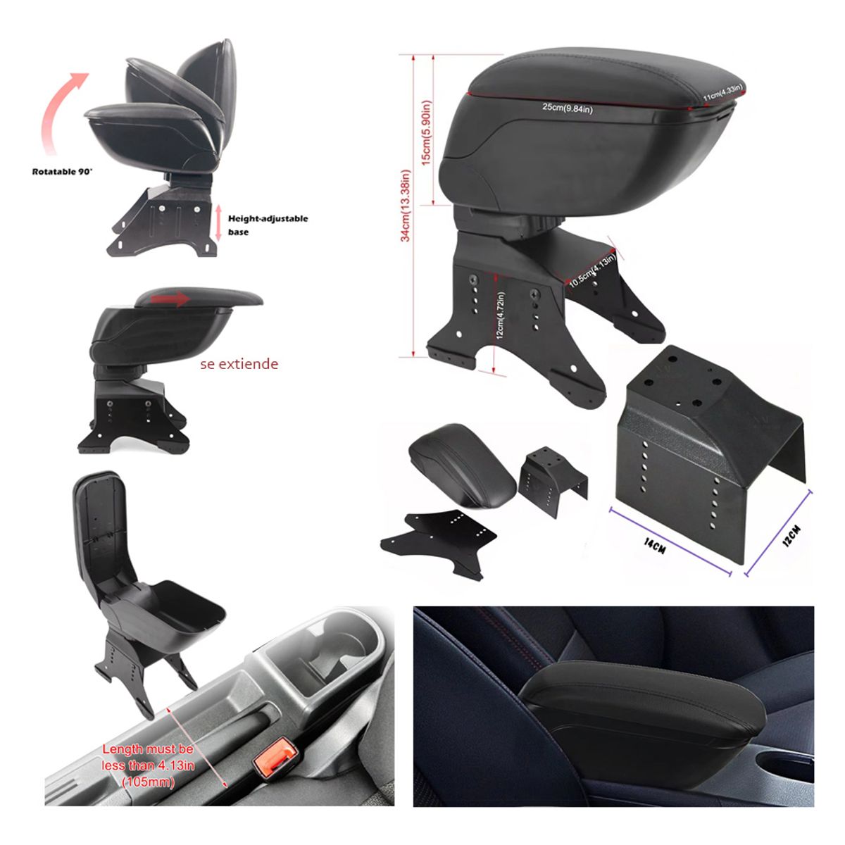 GENERICO - Apoya Brazos Auto Extendible