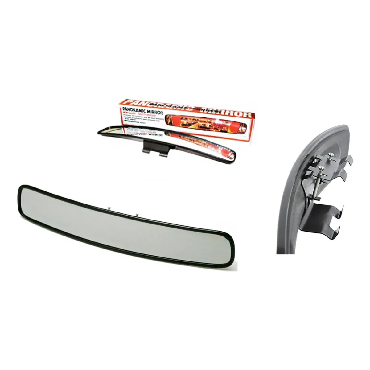 GENERICO - Espejo Retrovisor Panoramico Interior 17 Pulgadas