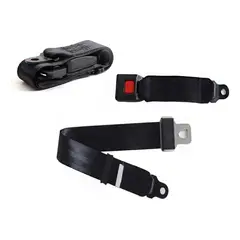 GENERICO - X2 Cinturón De Seguridad Universal 2 Puntas