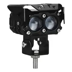 GENERICO - X2 Foco 2 Led Neblinero Blanco+amarillo