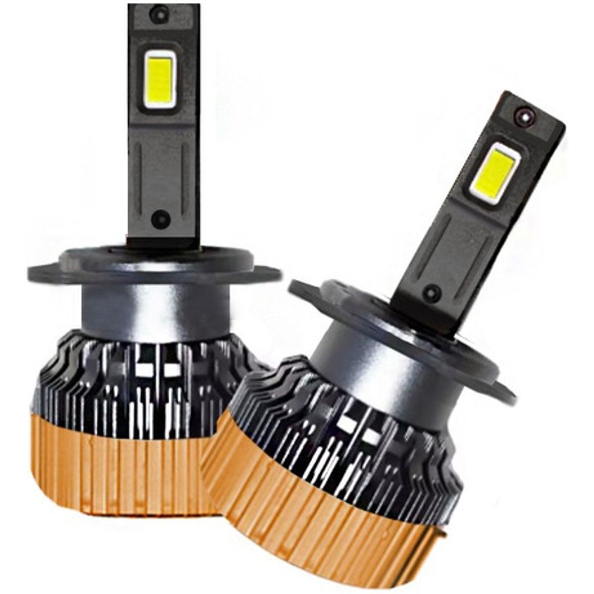 GENERICO - X2 Ampolleta H7 Turbo Led 10000lm Cada Ampolleta 200wts 12v