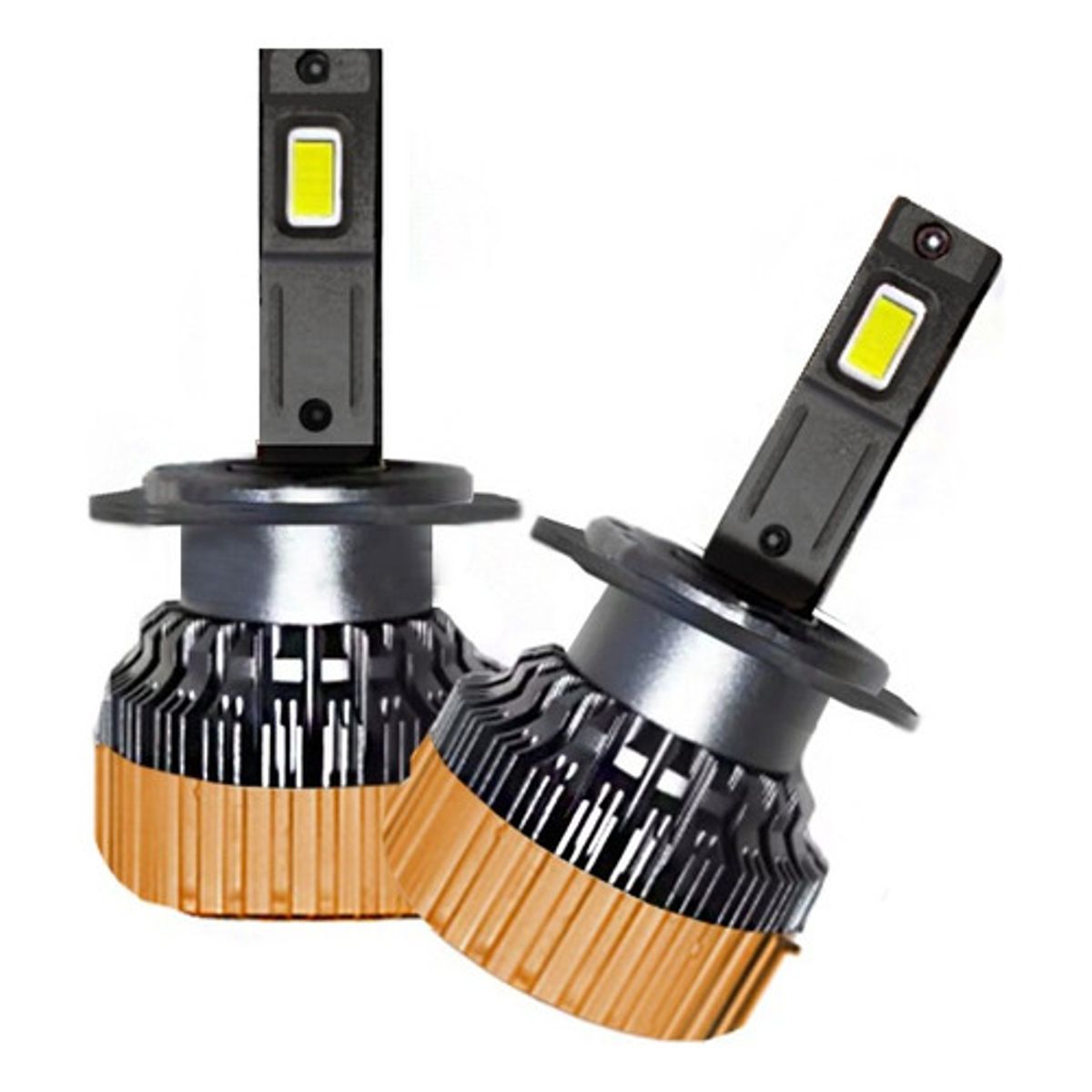 GENERICO - X2 Ampolleta H7 Turbo Led 10000lm Cada Ampolleta 200wts 12v