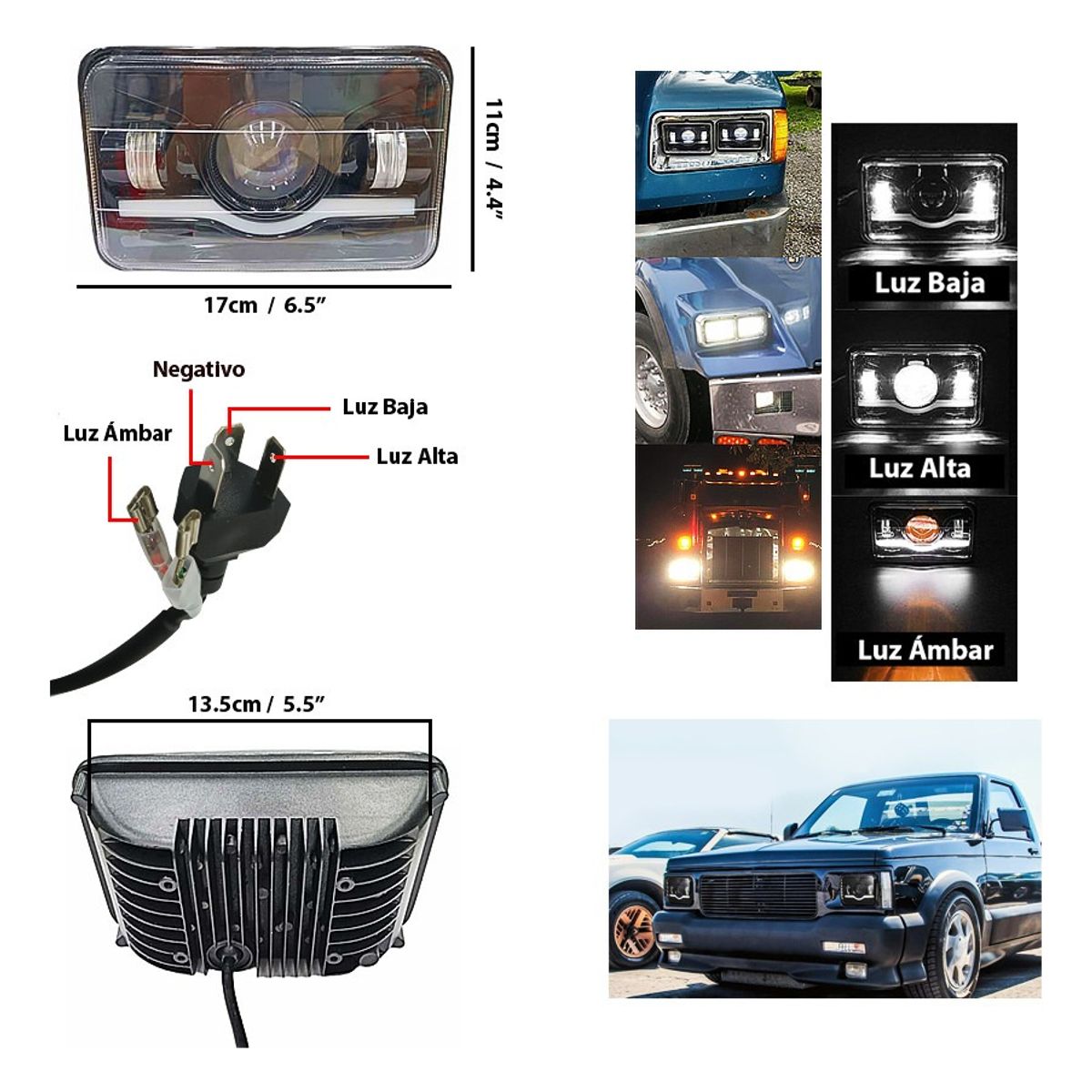 GENERICO - Luces Foco Neblinero 3led Auto