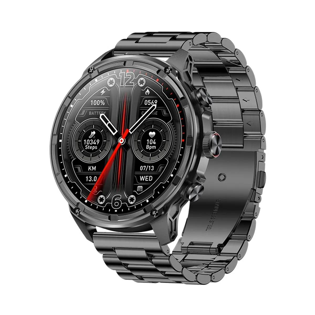 GENERICO - Reloj Inteligente Smartwatch Hombre Batería 710mAh Bluetooth Salud