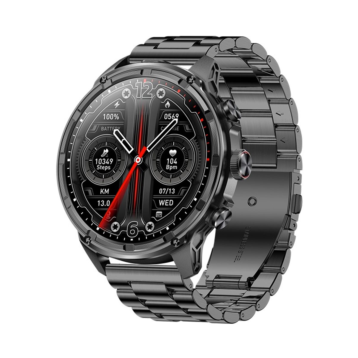 GENERICO - Reloj Inteligente Smartwatch Hombre Batería 710mAh Bluetooth Salud