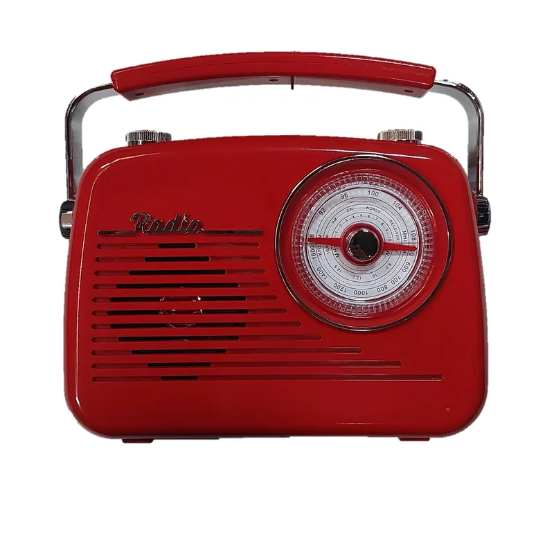 GENERICO - Radio Amfm Vintage Recargable Usb Bluetooth