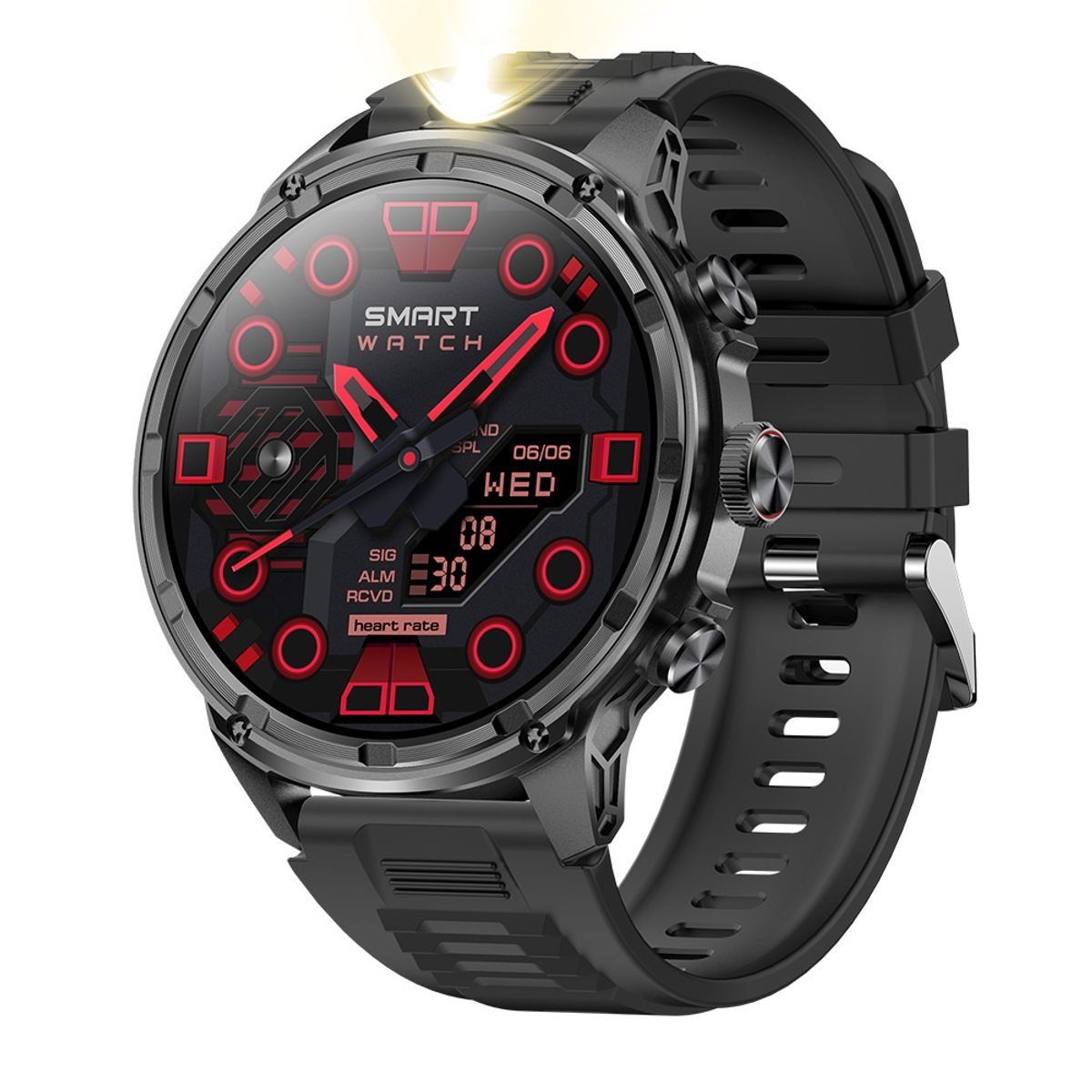GENERICO - Reloj Inteligente Smartwatch Hombre Batería 710mAh Bluetooth Salud