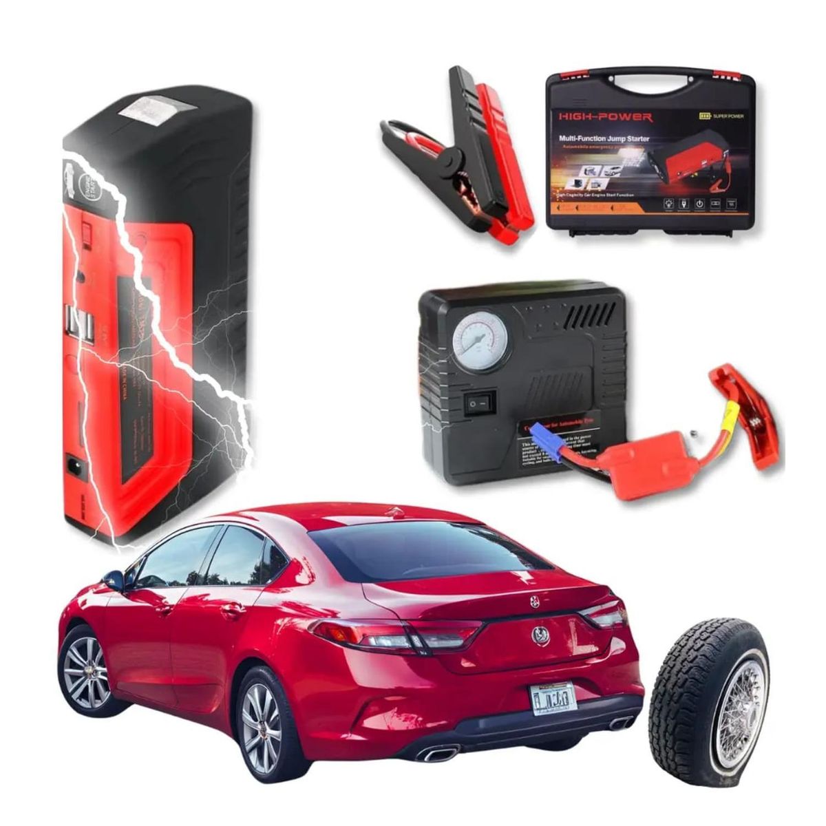 GENERICO - Partidor De Bateria Inteligente Para Auto Y Moto 12V