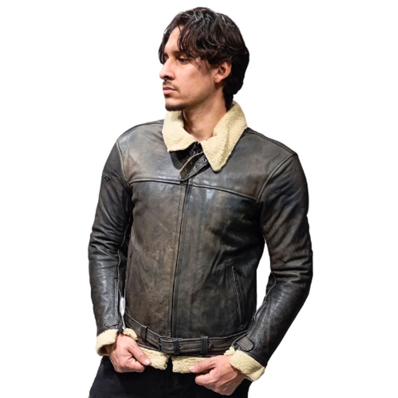 WINDESIGN - Chaqueta Moto Cuero Chiporro