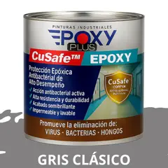 EPOXY - PINTURA PISOS ALTO TRÁFICO CuSafe Pisos Epóxica 1K Antibact 1L