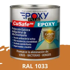 EPOXY - PINTURA PISOS ALTO TRÁFICO – CuSafe Pisos Pro – Epóxica 1K Antibact. 1L