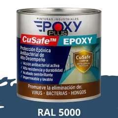 EPOXY - PINTURA PISOS ALTO TRÁFICO CuSafe Pisos Epóxica 1K Antibact 1L