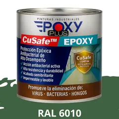 EPOXY - PINTURA PISOS ALTO TRÁFICO – CuSafe Pisos Pro – Epóxica 1K Antibact. 1L