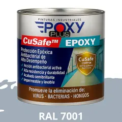 EPOXY - PINTURA PISOS ALTO TRÁFICO – CuSafe Pisos Pro – Epóxica 1K Antibact. 1L