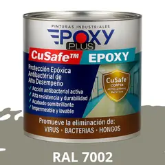 EPOXY - PINTURA PISOS ALTO TRÁFICO – CuSafe Pisos Pro – Epóxica 1K Antibact. 1L