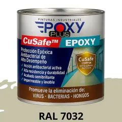 EPOXY - PINTURA PISOS ALTO TRÁFICO CuSafe Pisos Epóxica 1K Antibact 1L