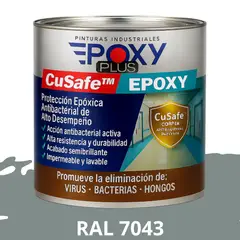 EPOXY - PINTURA PISOS ALTO TRÁFICO CuSafe Pisos Epóxica 1K Antibact 1L
