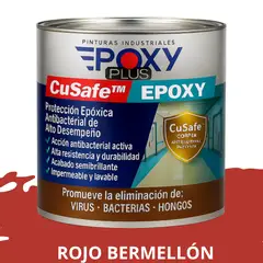 EPOXY - PINTURA PISOS ALTO TRÁFICO – CuSafe Pisos Pro – Epóxica 1K Antibact. 1L