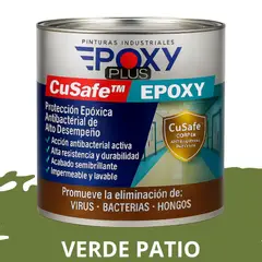 EPOXY - PINTURA PISOS ALTO TRÁFICO – CuSafe Pisos Pro – Epóxica 1K Antibact. 1L
