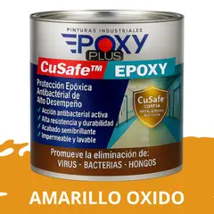 EPOXY - PINTURA PISOS ALTO TRÁFICO – CuSafe Pisos Pro – Epóxica 1K Antibact. 1L