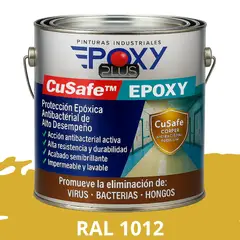 EPOXY - PINTURA PISOS ALTO TRÁFICO – CuSafe Pisos Pro – Epóxica 1K Antibact. 1L