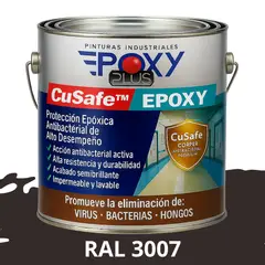 EPOXY - PINTURA PISOS ALTO TRÁFICO CuSafe Pisos Pro Epóxica 1K Antibact 4L