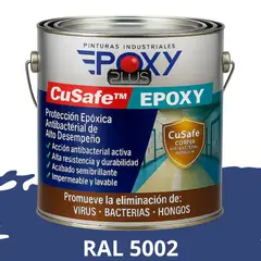 EPOXY - PINTURA PISOS ALTO TRÁFICO CuSafe Pisos ProEpóxica 1K Antibact 4L