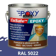 EPOXY - PINTURA PISOS ALTO TRÁFICO – CuSafe Pisos Pro – Epóxica 1K Antibact. 1L