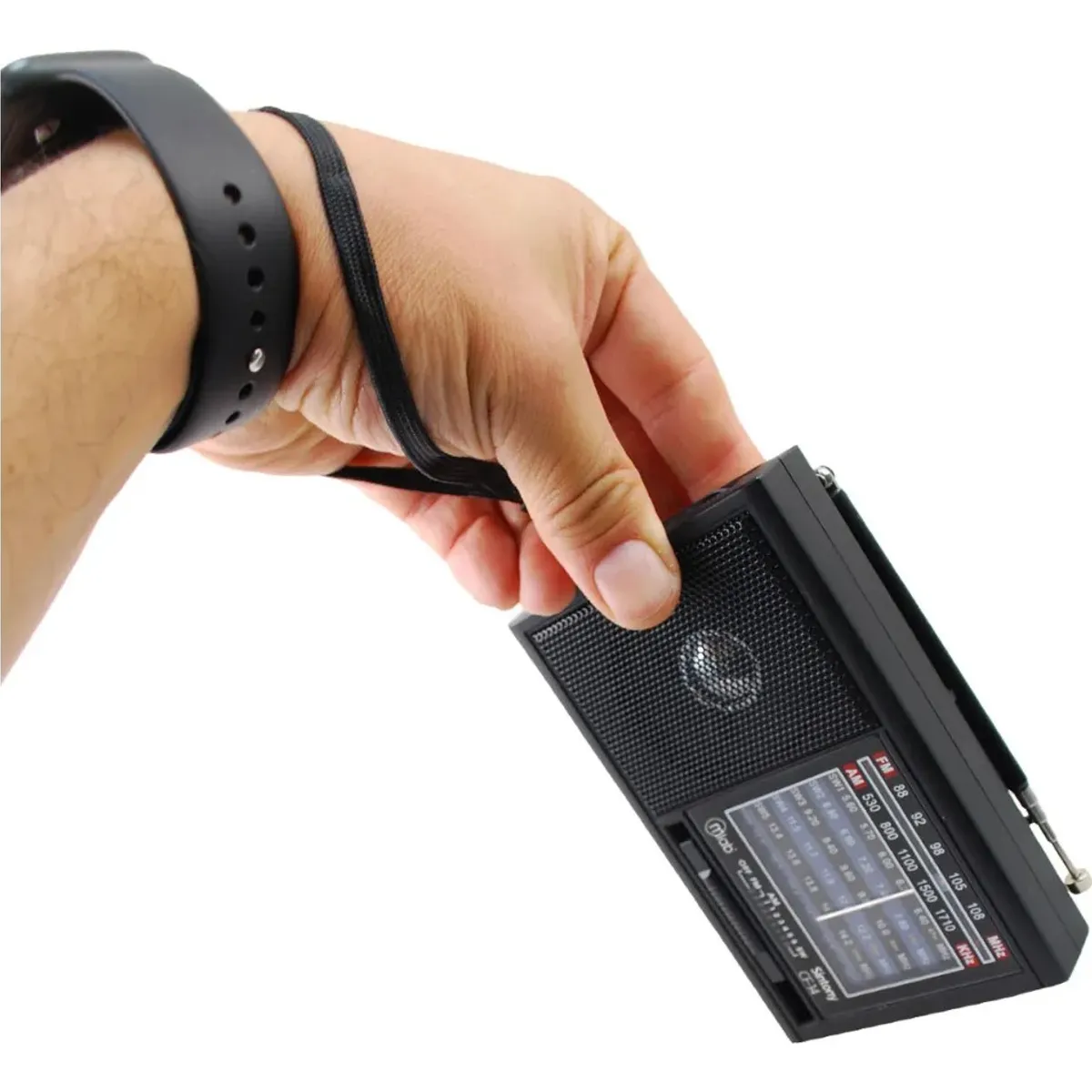 MICROLAB - Radio Portatil Recargable Retro Microlab Sintony Cf-14 Negro