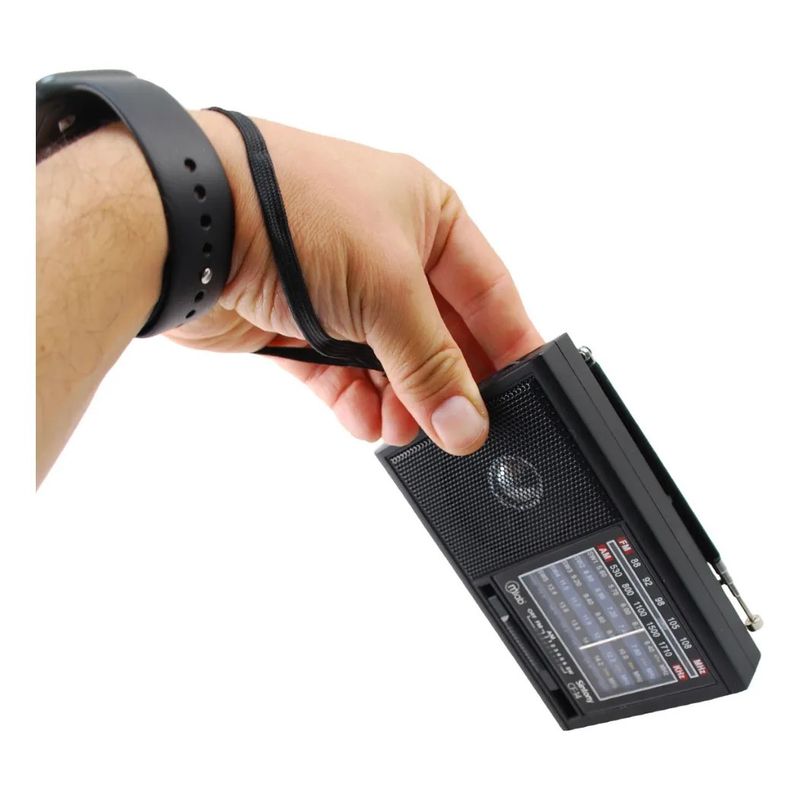 MICROLAB - Radio Portatil Recargable Retro Microlab Sintony Cf-14 Negro