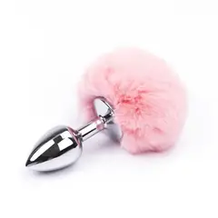 LOVETOY - Plug Cola de Conejo Tamaño S Color Rosa