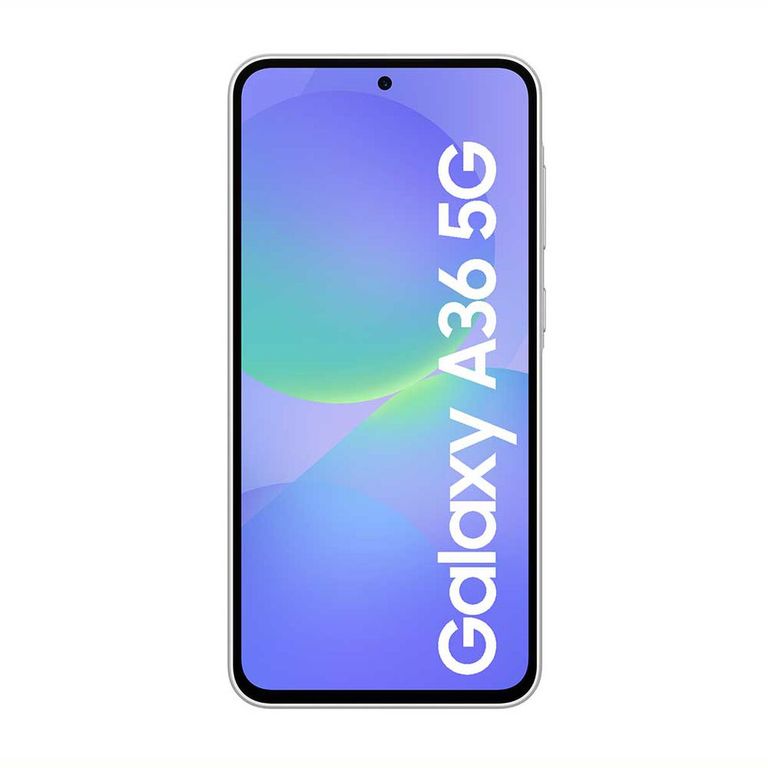 Galaxy A36 5G 128GB 6GB RAM Blanco Cámara 50MP OIS Pantalla AMOLED 120Hz Batería 5000mAh