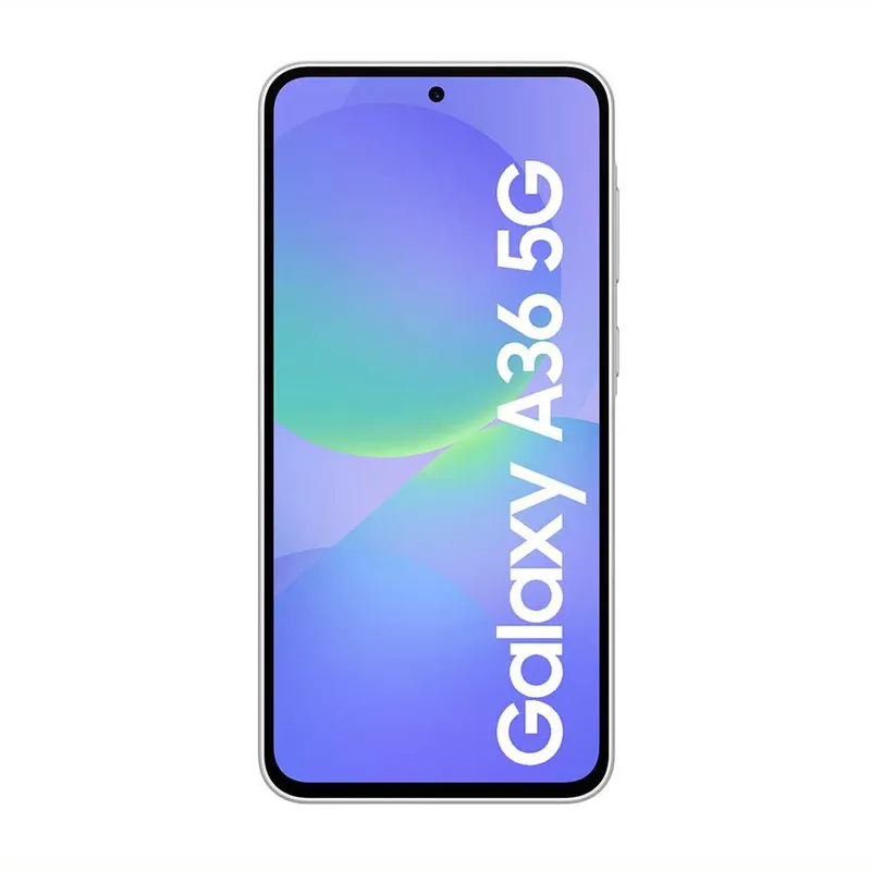 SAMSUNG - Samsung Galaxy A36 5G 128GB 6GB RAM Blanco  Cámara 50MP OIS Pantalla AMOLED 120Hz Batería 5000mAh
