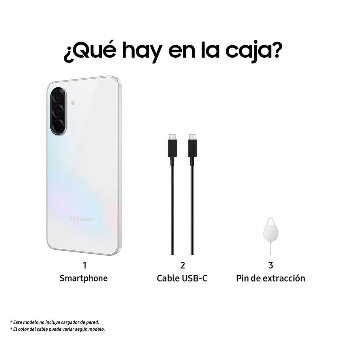 SAMSUNG - Samsung Galaxy A36 5G 128GB 6GB RAM Blanco  Cámara 50MP OIS Pantalla AMOLED 120Hz Batería 5000mAh